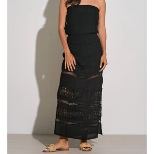 NWT elan Athena Strapless Maxi Dress